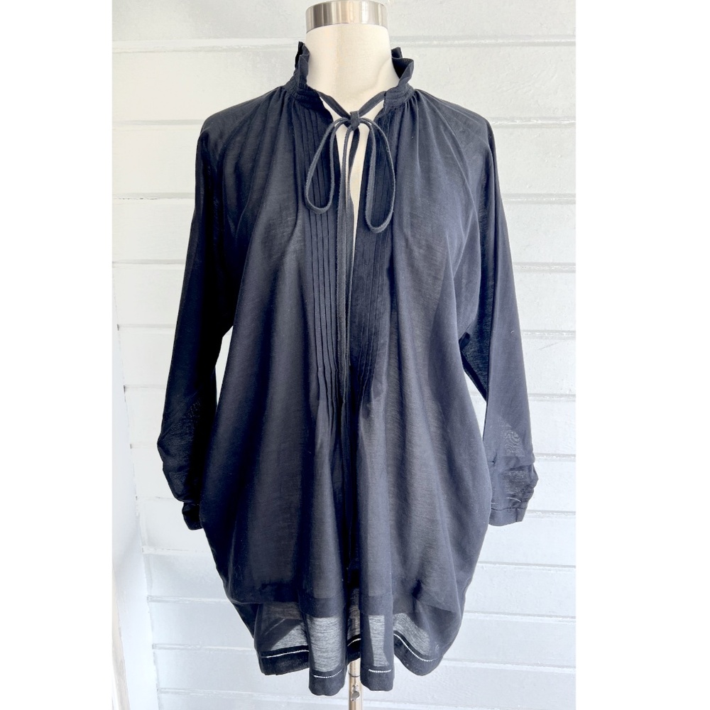 MALIA MILLS Matira Tunic in Cotton Voile - 4/L - Picture 3 of 12